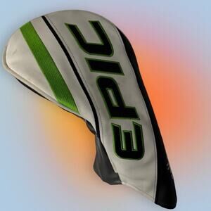 CALLAWAY EPIC DRIVER HEADCOVER Golf Head Cover White Black Green